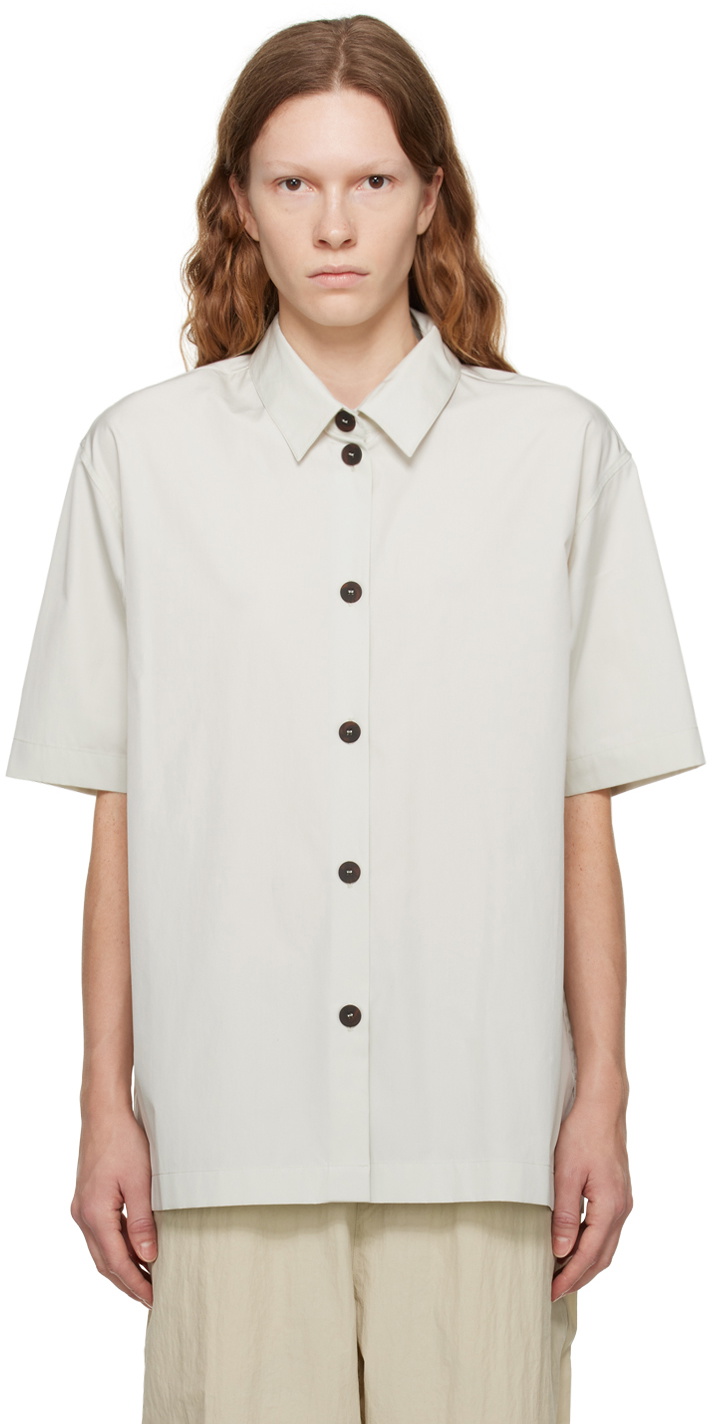 Studio Nicholson Gray Piero Shirt Studio Nicholson