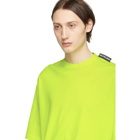 Balenciaga Yellow Logo Tab T-Shirt