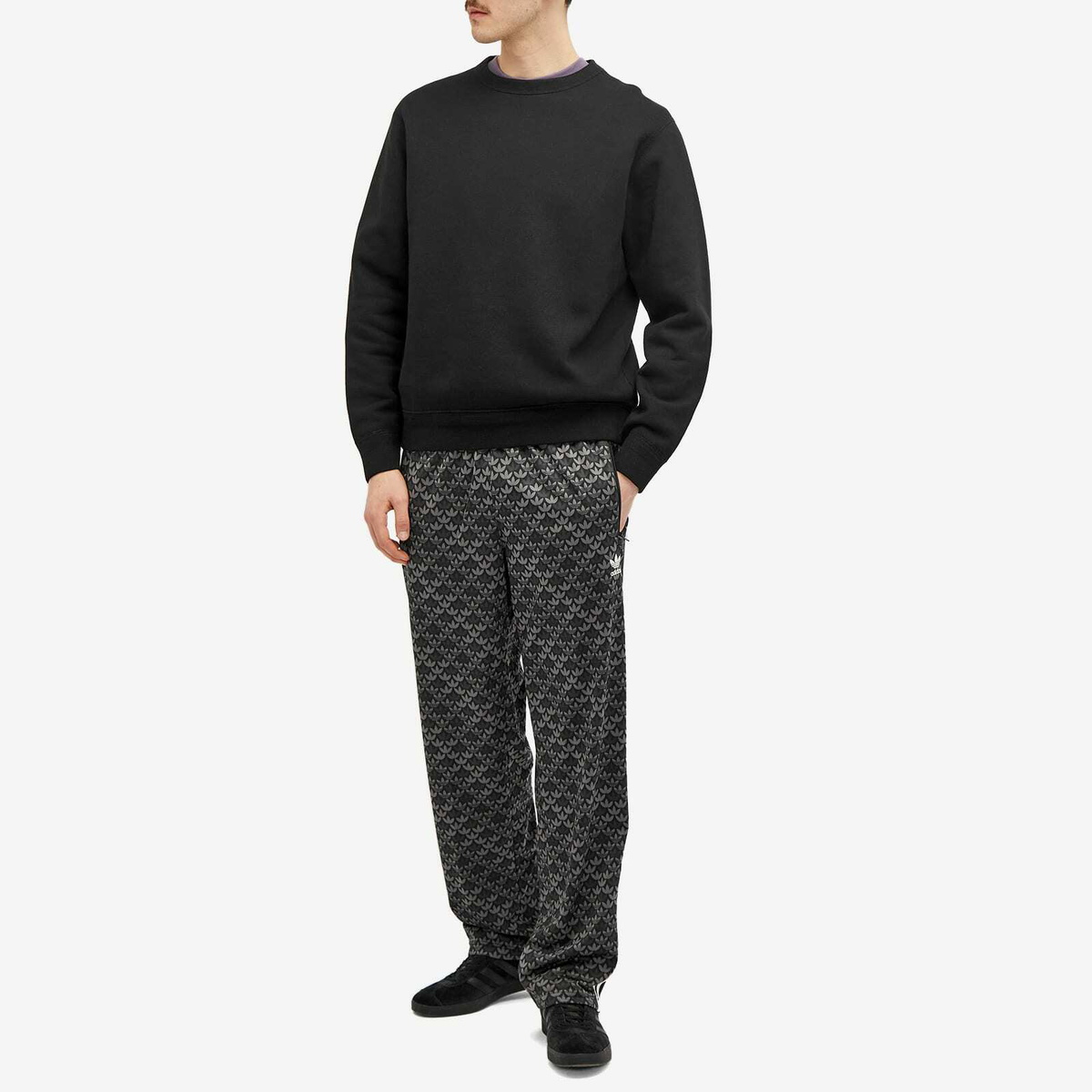 Adidas Men's Firebird Track Pant in Black adidas