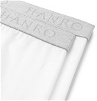 Hanro - Two-Pack Stretch-Cotton Boxer Briefs - White