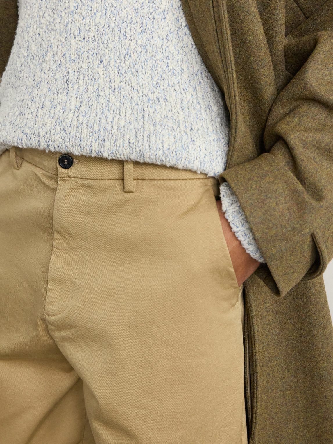 Barena - Straight-Leg Cotton-Gabardine Trousers - Neutrals