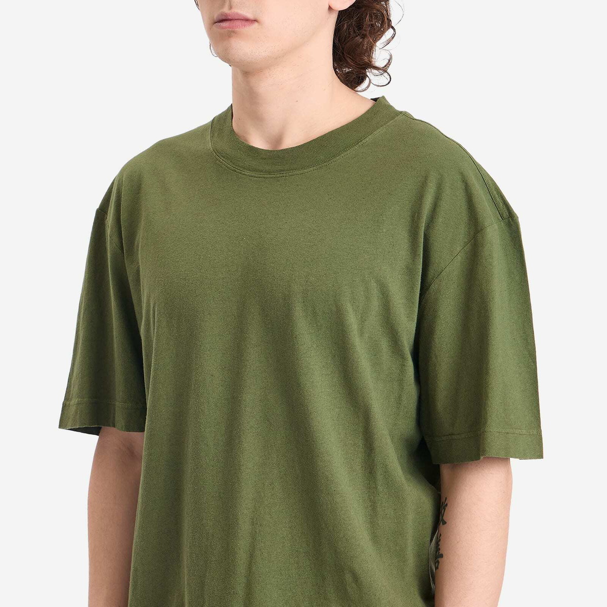 MHL by Margaret Howell Men's Simple T-Shirt in Grass