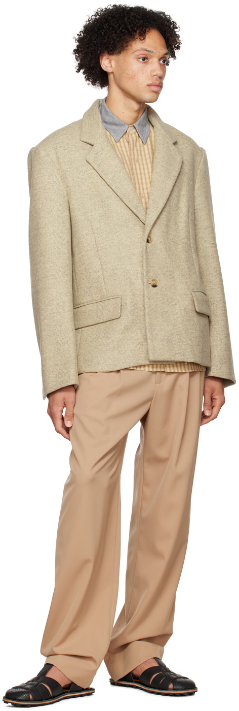 【maryam nassir zadeh】 Beacon Blazer Maryam Nassir Zadeh Beige Beacon Blazer Maryam Nassir Zadeh