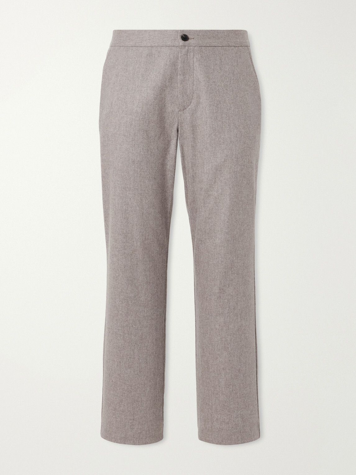 Mr P. - Straight-Leg Wool-Blend Flannel Trousers - Neutrals