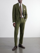 Boglioli - Stretch Cotton-Twill Suit Jacket - Green