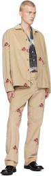Soulland Beige Everet Trousers