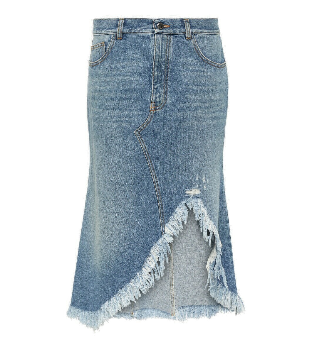 Chloé Denim midi skirt Chloe