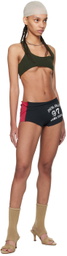 GREG ROSS Khaki Racer Back Bra