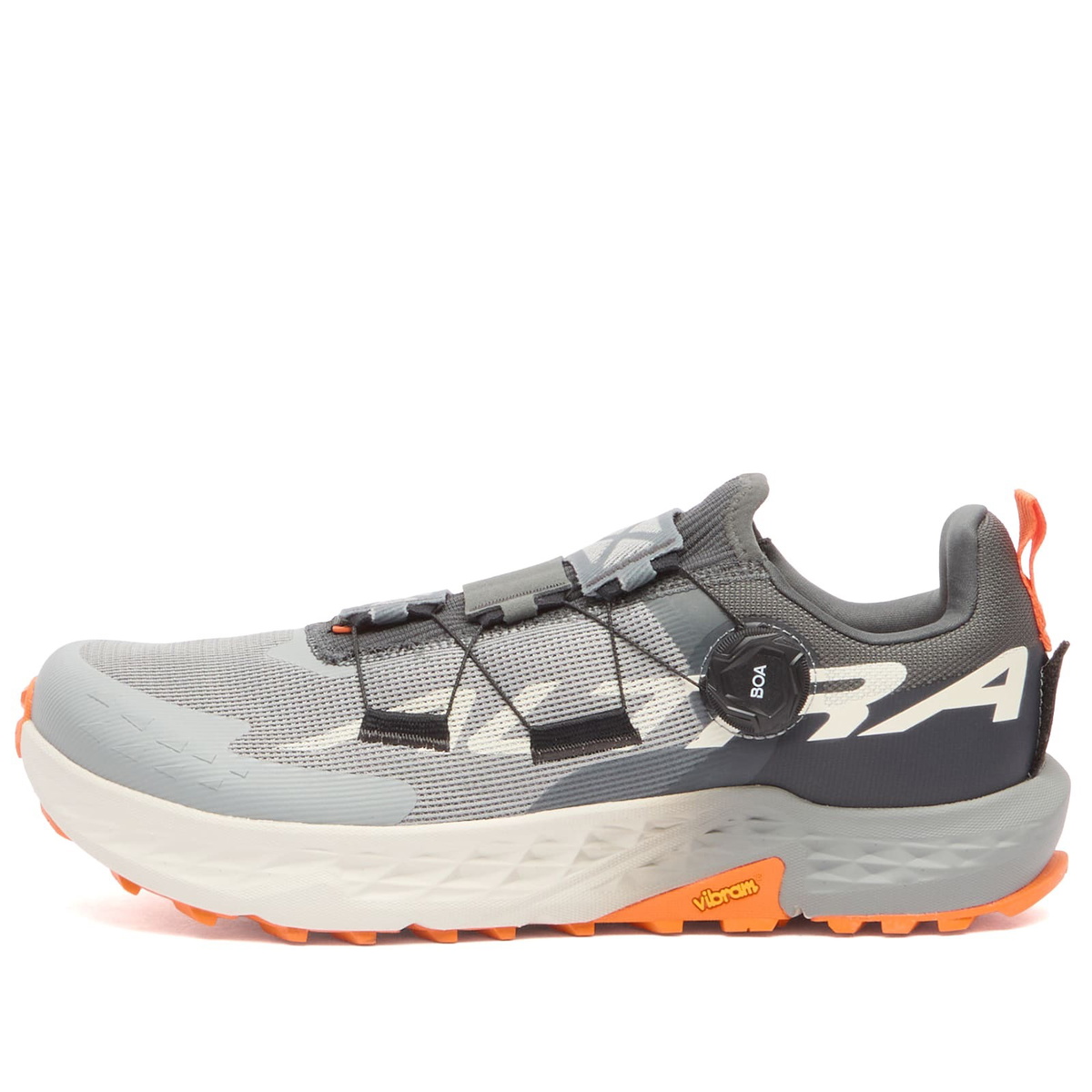 Altra Men's Timp 5 Boa Sneaker in Gray/Orange