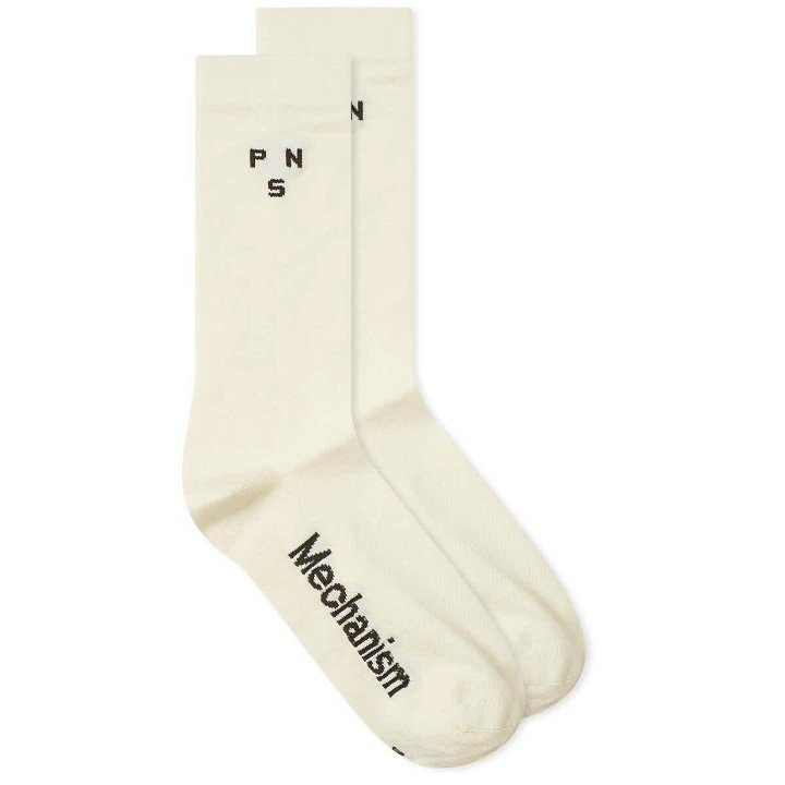 Photo: Pas Normal Studios Men's x Oakley Mechanism Socks in Off White