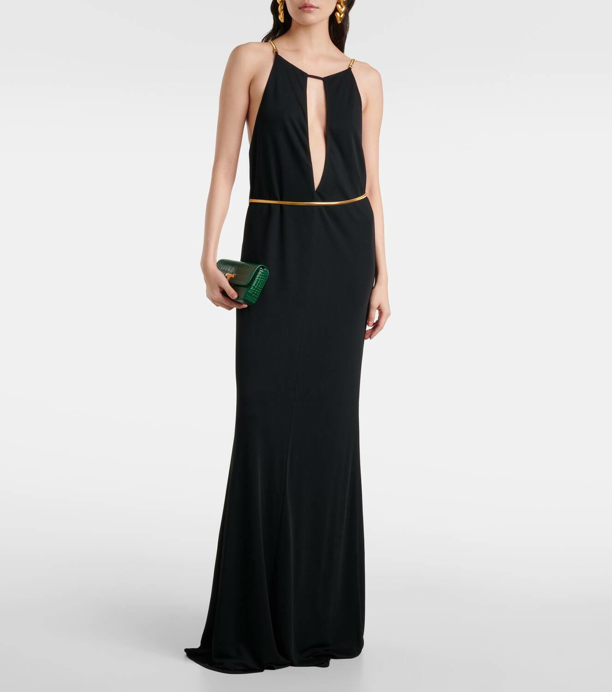 Tom Ford Wallis Mini croc-effect leather shoulder bag TOM FORD