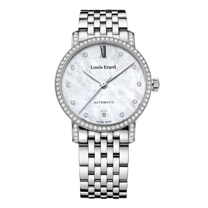 Photo: Louis Erard Excellence Automatic Diamond White Dial Ladies Watch 68235FS14.BMA34