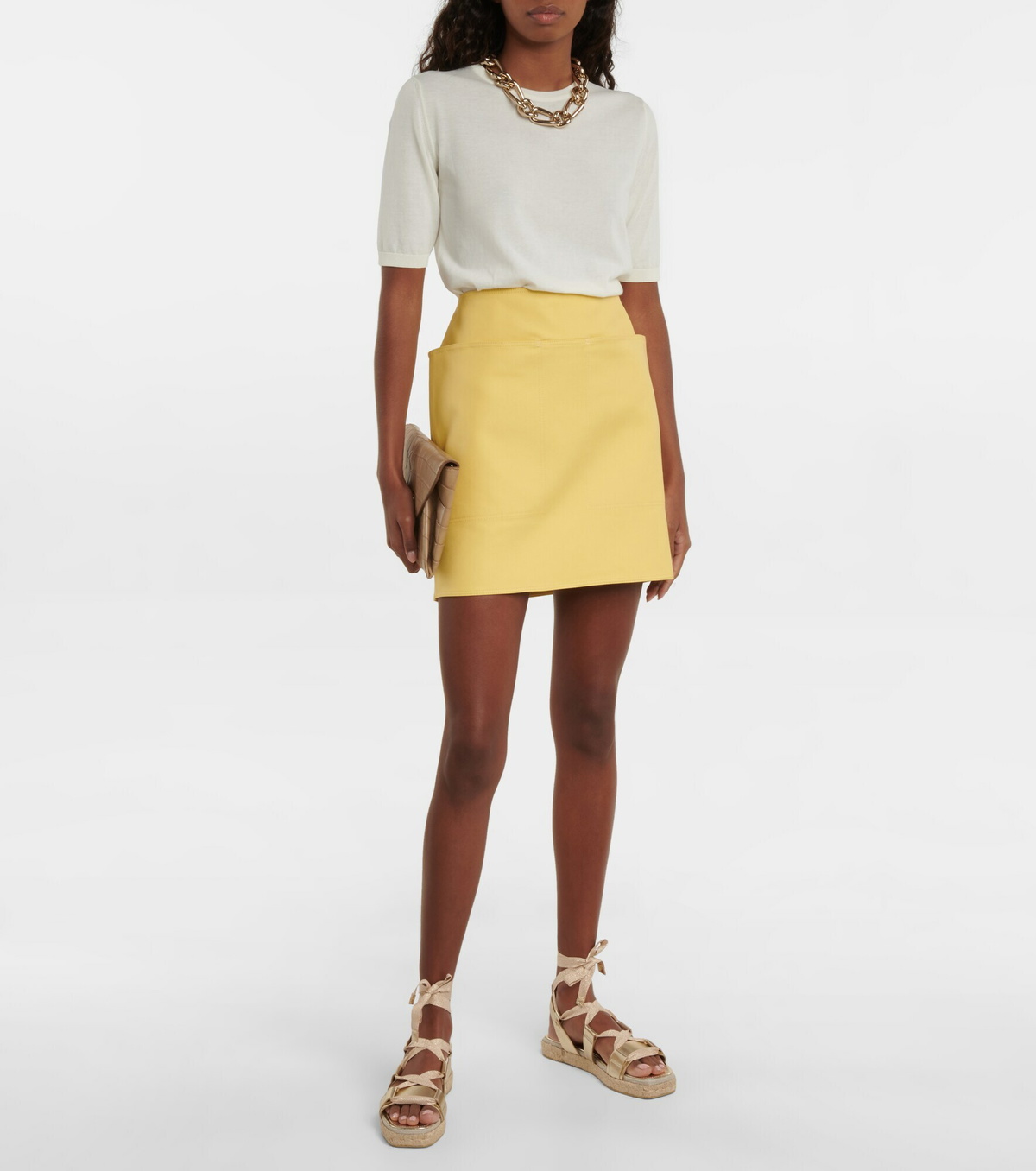 【送料&関税込】Max Mara Dark Blue Cotton Skirt Cotton skirts | Max Mara
