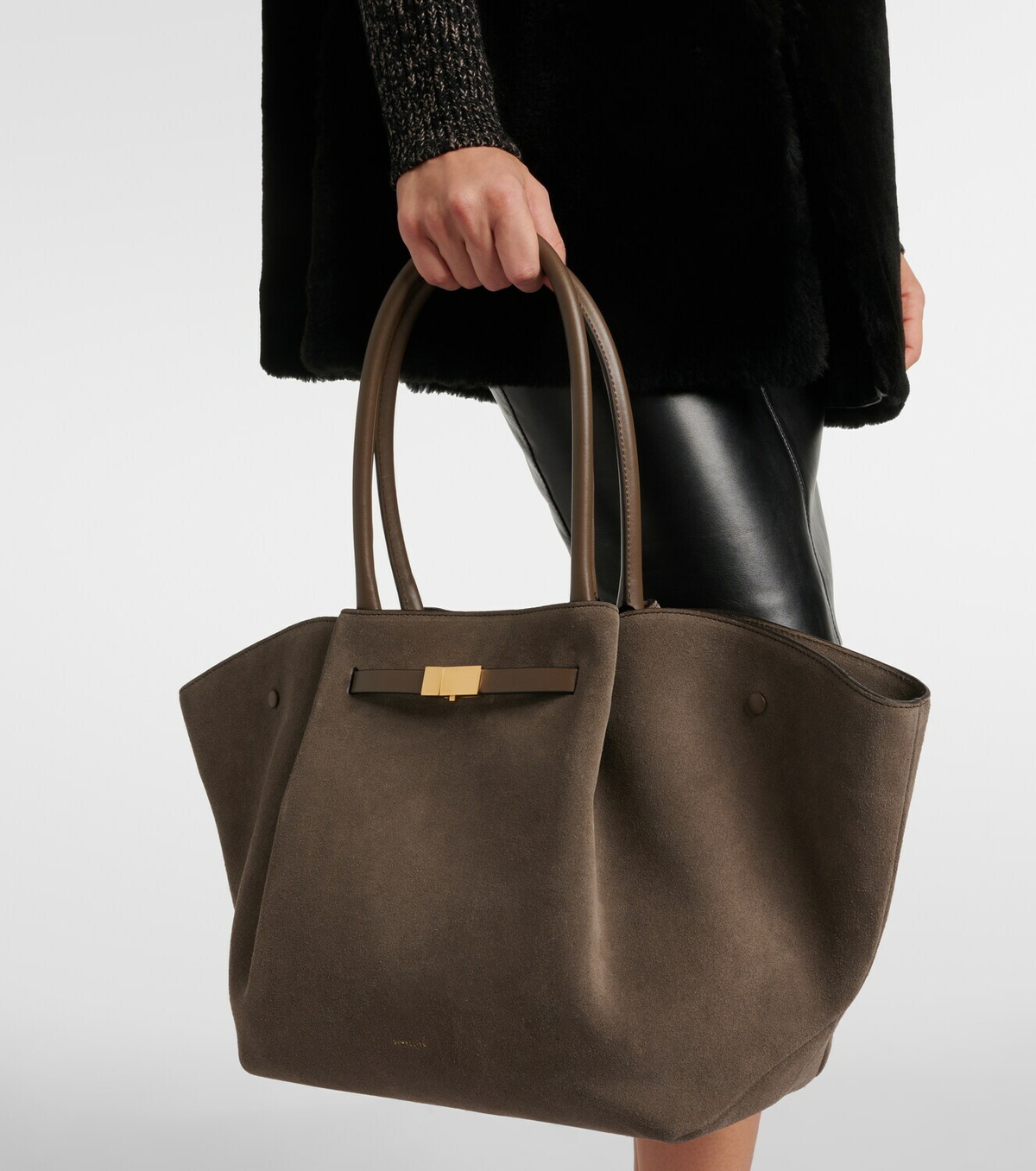 DeMellier New York D90 suede tote bag DeMellier