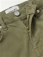 FRAME - L'Homme Slim-Fit Stretch-Lyocell Trousers - Green