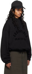 Fear of God ESSENTIALS Black Bonded Hoodie