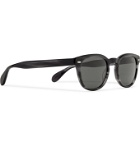 Oliver Peoples - Sheldrake Round-Frame Acetate Polarised Sunglasses - Gray