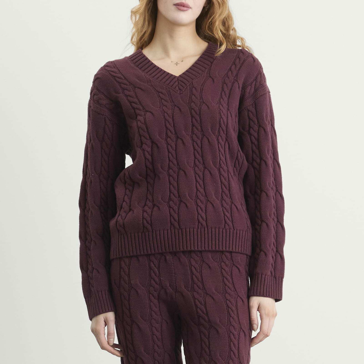 4th & Reckless Women's Jordan Jumper in Burgundy