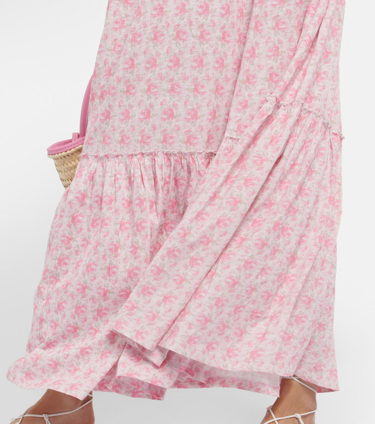 chinese dress ladies Chessie Fragrance Print Cotton Maxi Dress-Women's Designer Luxury Dresses main image 0
