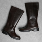 Vagabond Shoemakers Women's Vagabond Karlie Knee High Leather Boot in Chocolate