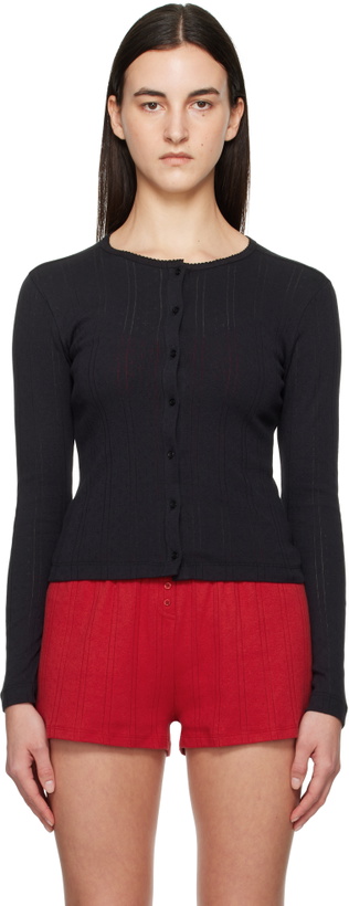 Photo: Cou Cou Black 'The Cardigan' Cardigan