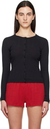Cou Cou Black 'The Cardigan' Cardigan