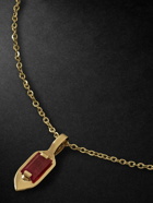 Lito - Gold Ruby Necklace