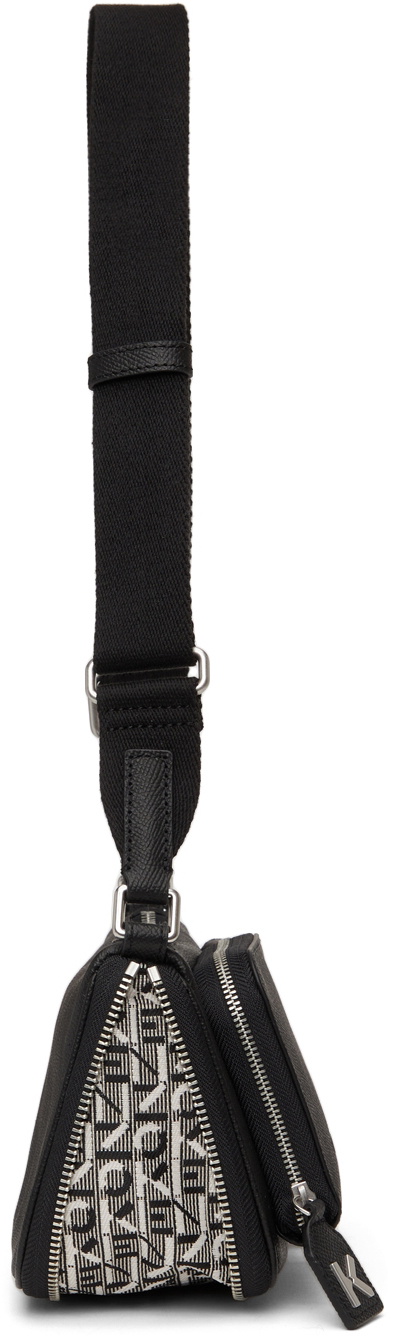Kenzo Black Small Kompact Shoulder Bag Kenzo