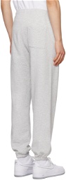 Sporty & Rich Gray Printed Sweatpants