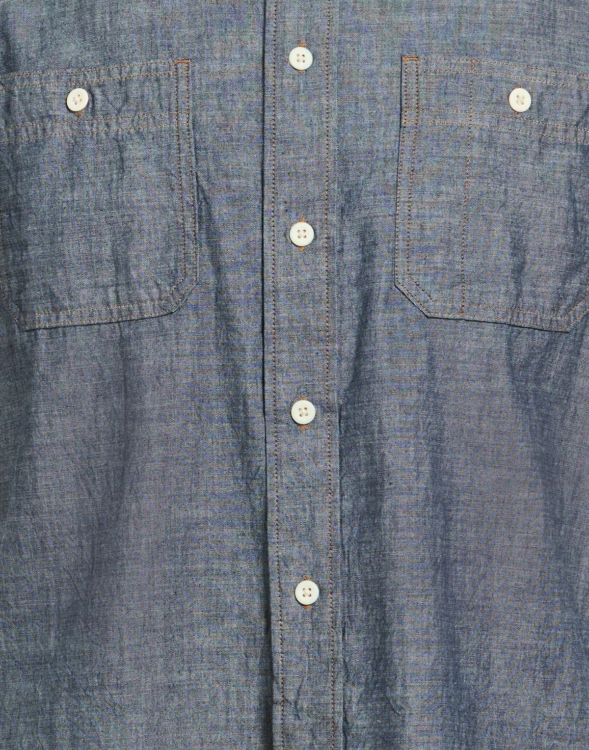 Filson Mens Denim shirt in Blue
