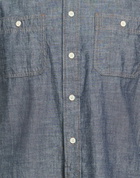 Filson Mens Denim shirt in Blue