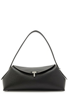 Toteme T-lock Grained Leather Shoulder bag - Black - One Size