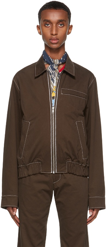 Photo: Phipps Brown Cotton Canvas Dad Jacket
