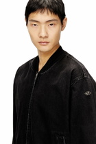 Diesel Bomber jacket in denim - Denim Jackets - Unisex - Black