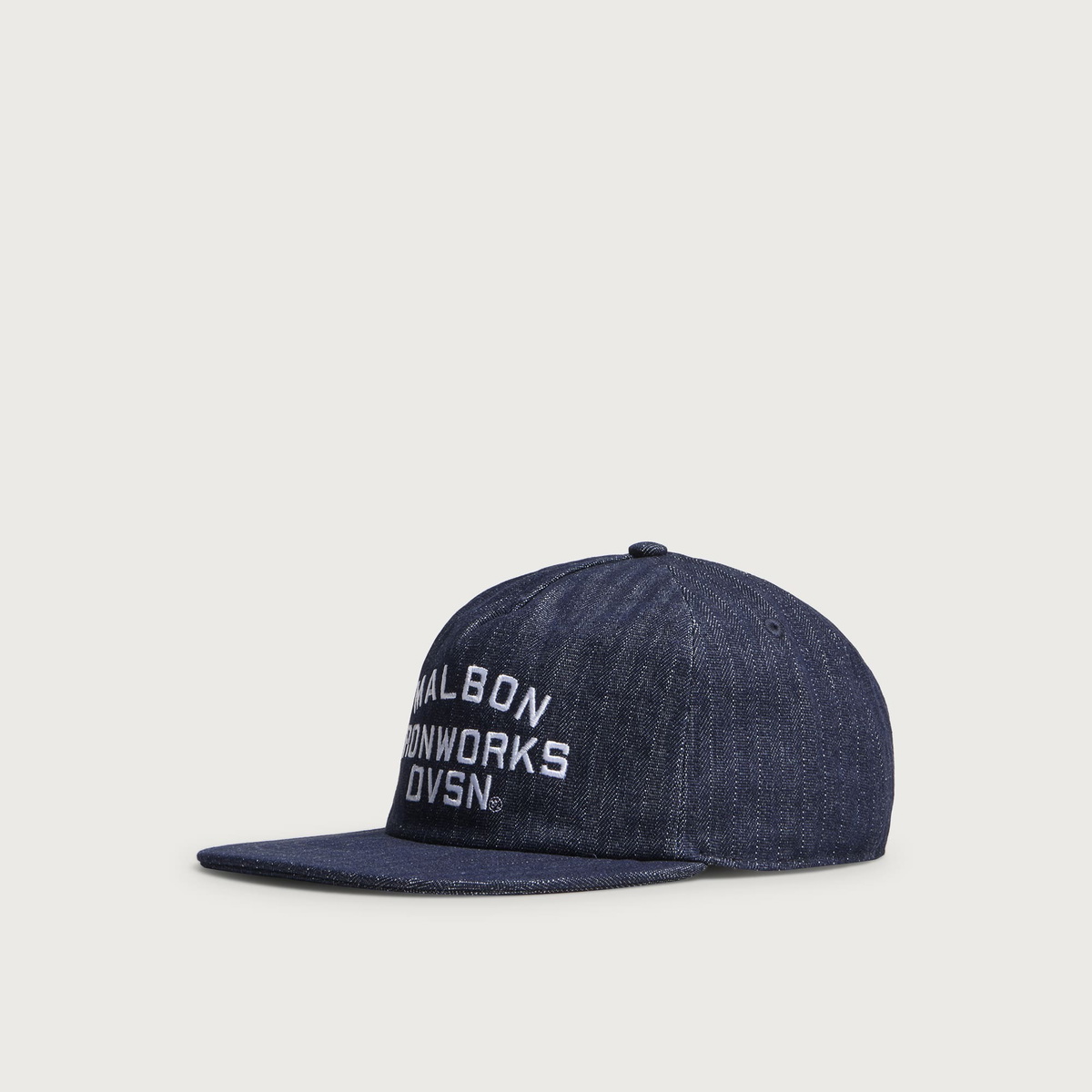 Malbon Men's Foreman Snapback in Blueberry
