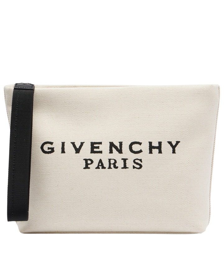Photo: Givenchy Logo canvas pouch