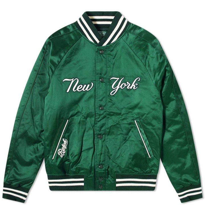 Photo: Polo Ralph Lauren NY Yankees Satin Baseball Jacket