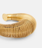 Alaïa Logo cuff bracelet