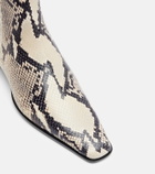 Paris Texas Bettina snake-print ankle boots