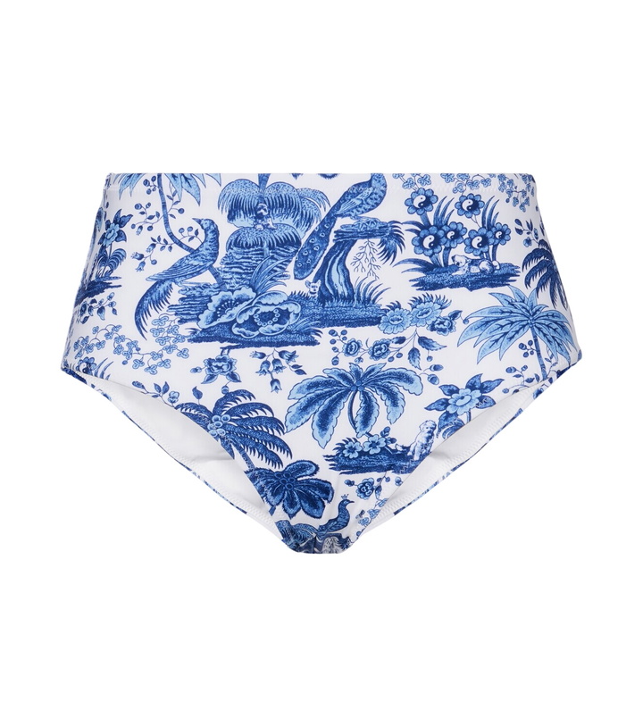 Photo: Staud Devon printed high-rise bikini bottoms