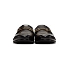 Prada Black Bar Loafers