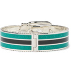 Gucci - Garden Sterling Silver and Enamel Bracelet - Men - Silver