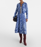 Etro Paisley cropped jacquard cardigan