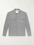 Eleventy - Wool-Blend Flannel Overshirt - Gray