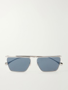 Oliver Peoples - Jil Sander Aviator-Style Gold-Tone Sunglasses