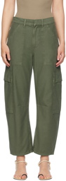 Citizens of Humanity Green Marcelle Low Slung Easy Cargo Pants