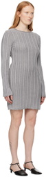 Filippa K Gray Rolled Edge Minidress