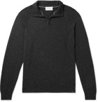 DEREK ROSE - Finley 2 Cashmere Half-Zip Sweater - Gray