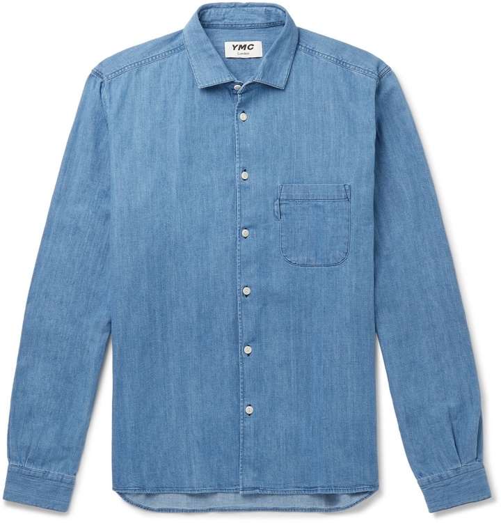 Photo: YMC - Curtis Denim Shirt - Blue