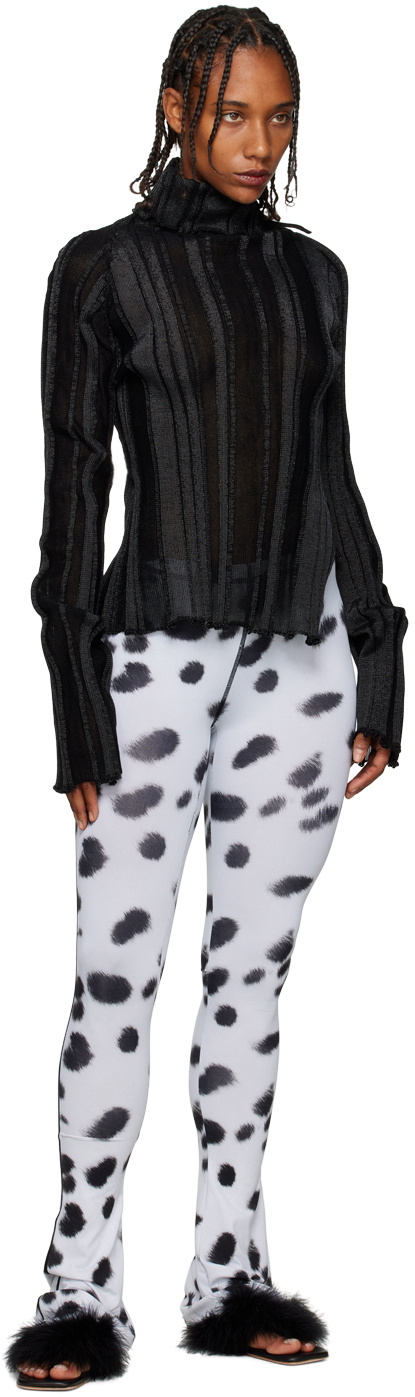 A. ROEGE HOVE Black Ida Turtleneck